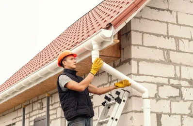 Pose et remplacement de gouttières à Méobecq
